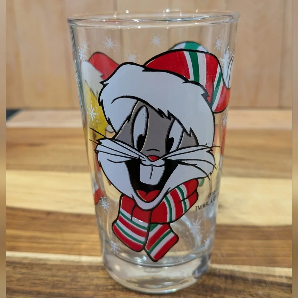 Festive Bugs Bunny Glass Warner Bros